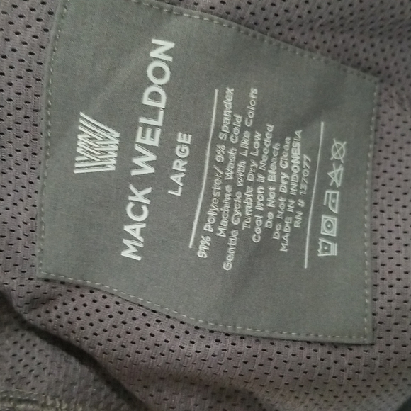 Men’s Mack Weldon Radius Pant, gray, size large - Picture 7 of 11